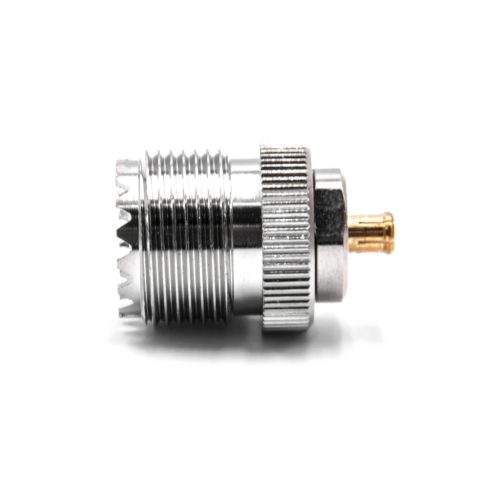 VHBW Koaxialadapter MCX Stecker - UHF PL-259 Buchse - HF Adapter