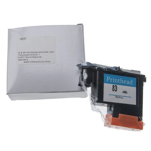 VHBW HP DesignJet C4963A Nyomtatófej - 13 ml, Sárga, 6 cm