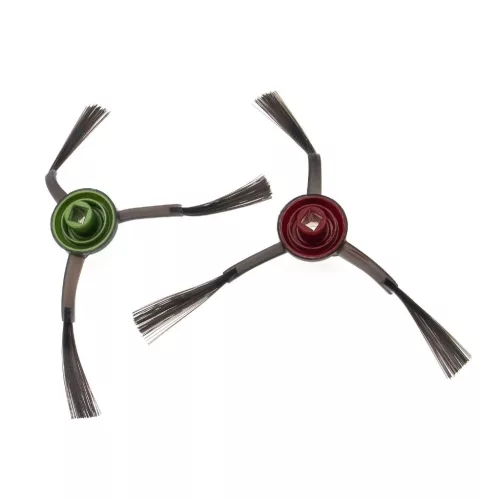 VHBW Ecovacs 2x Side Brush Set, Red/Green
