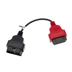   VHBW OBD2 Adapter A2 16Pin OBD1 - für Alfa Romeo, Fiat, Lancia, Polonez-Fahrzeuge