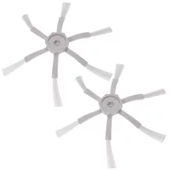   VHBW Side Brush for Xiaomi, Xiaowa, Roborock S5 Max Robot Vacuum - 6-Arm, White