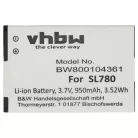 VHBW Battery Siemens S30852-D2152-X1, 4250366817255 - 950 mAh 3.7 V Li-Ion