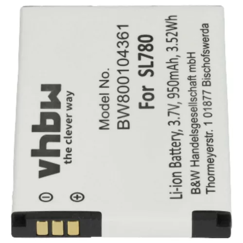 VHBW Battery Siemens S30852-D2152-X1, 4250366817255 - 950 mAh 3.7 V Li-Ion