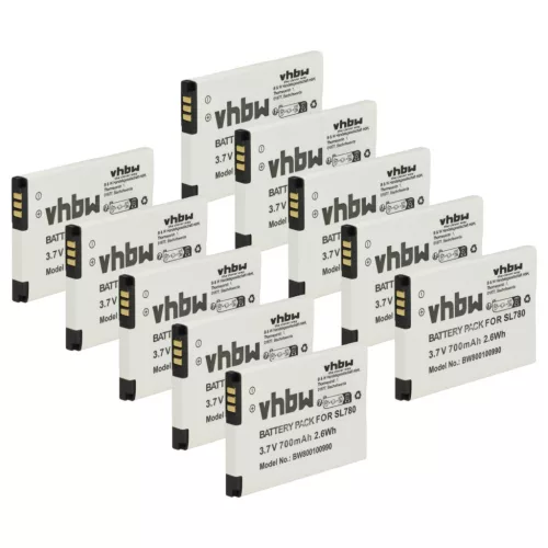 VHBW Akku für Siemens Gigaset 4250366817255 - 700 mAh 3,7 V Li-Ion