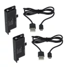 VHBW Gamer Joypad Battery for Microsoft - 1200 mAh 2.4 V NiMH