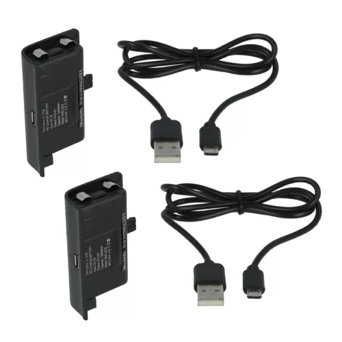 VHBW Gamer Joypad Battery for Microsoft - 1200 mAh 2.4 V NiMH