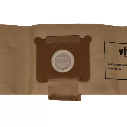 VHBW Vacuum Cleaner Dust Bag Fakir 2204805, 2601805, 3288810, 3270805 - paper