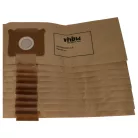 VHBW Vacuum Cleaner Dust Bag Fakir 2204805, 2601805, 3288810, 3270805 - paper
