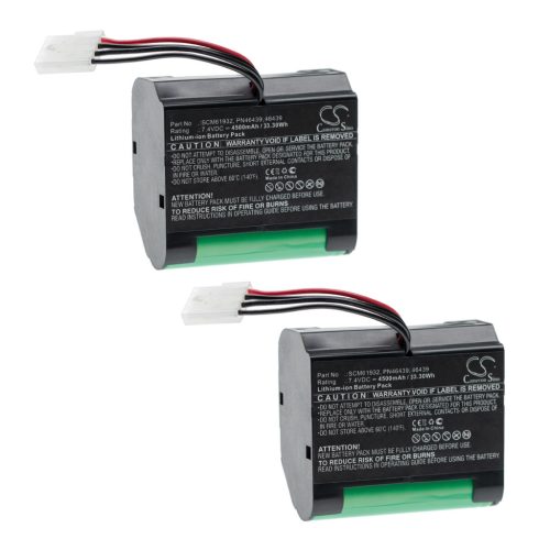VHBW Akku Vorwerk SCM61932, PN46439, 46439 - 4500 mAh 7,4 V Li-Ion