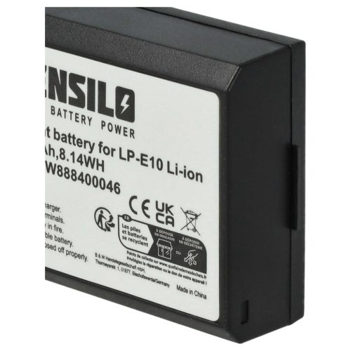 VHBW Camera Battery LP-E10 - 1100 mAh 7.4 V Li-Ion