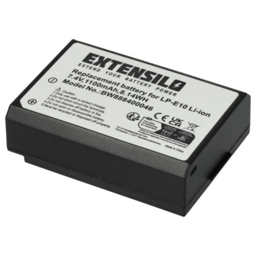 VHBW Camera Battery LP-E10 - 1100 mAh 7.4 V Li-Ion