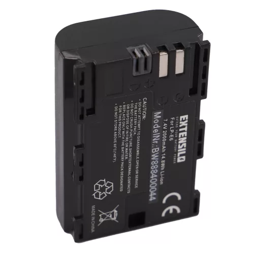 VHBW Akku Canon LP-E6N Ersatz - 2000 mAh 7,4 V Li-Ion