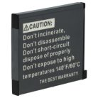 VHBW Akku für Casio NP-60 - 600 mAh 3,7 V Li-Ion