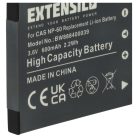 VHBW Akku für Casio NP-60 - 600 mAh 3,7 V Li-Ion