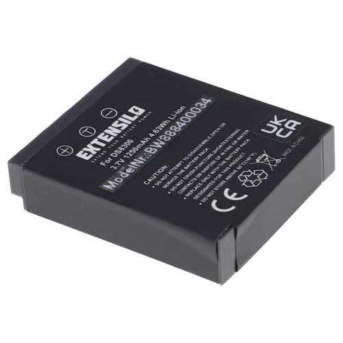 VHBW Battery 02491-0045-00, 02491-0028-05, 02491-0028-01, 02491-0028-00 - 1250 mAh 3.7 V Li-Ion