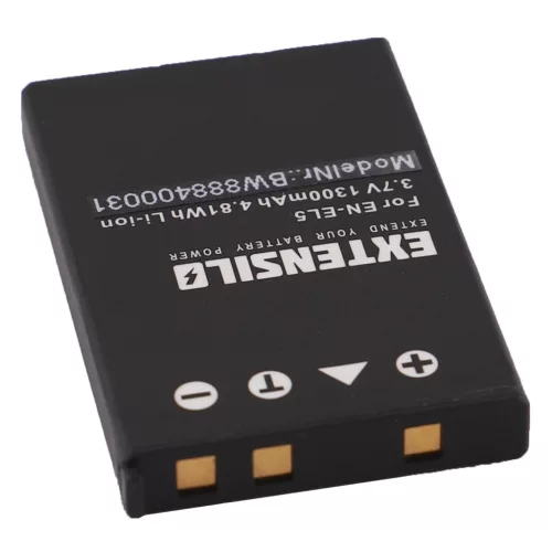 VHBW Camera Battery EN-EL5 - 1300 mAh 3.7 V Li-Ion