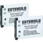 2x Battery replaces BenQ DLI216 - 700mAh, 3.7V, Li-Ion