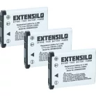3x Akku ersetzt BenQ DLI216 - 700mAh, 3.7V, Li-Ion