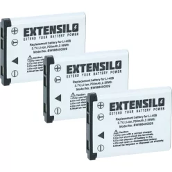 3x Akku ersetzt BenQ DLI216 - 700mAh, 3.7V, Li-Ion