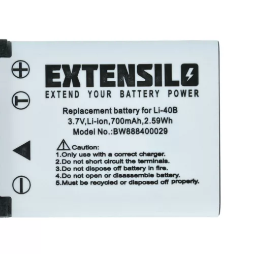 3x Akku ersetzt BenQ DLI216 - 700mAh, 3.7V, Li-Ion