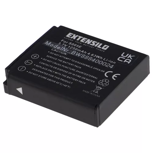 VHBW Battery Fujifilm NP-70 - 1250 mAh 3.7 V Li-Ion