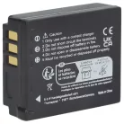 VHBW Kamera Akku CGA-S007E, CGA-S007A/B, CGA-S007, CGA-S007A/1B - 1000 mAh 3,7 V Li-Ion