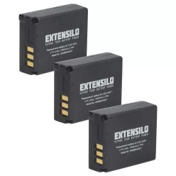   VHBW Camera Battery CGA-S007E, CGA-S007A/B, CGA-S007, CGA-S007A/1B - 1000 mAh 3.7 V Li-Ion