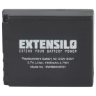VHBW Camera Battery CGA-S007E, CGA-S007A/B, CGA-S007, CGA-S007A/1B - 1000 mAh 3.7 V Li-Ion