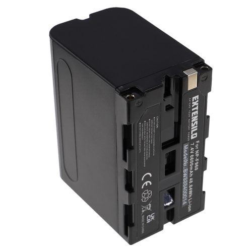 3x Battery replaces Sony NP-730, NP-F550, NP-530, NP-930, NP-F530, NP-F330, NP-F570 - 6600mAh, 7.4V, Li-Ion