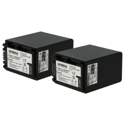   2x Akku ersetzt Sony NP-FH50, NP-FV40, NP-FH100, NP-FH71, NP-FV100, NP-FV30 - 3300mAh, 7.4V, Li-Ion