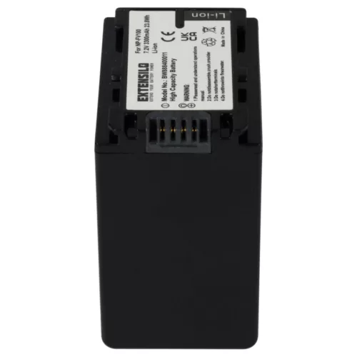 2x Akku ersetzt Sony NP-FH50, NP-FV40, NP-FH100, NP-FH71, NP-FV100, NP-FV30 - 3300mAh, 7.4V, Li-Ion