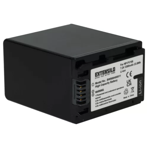 2x Akku ersetzt Sony NP-FH50, NP-FV40, NP-FH100, NP-FH71, NP-FV100, NP-FV30 - 3300mAh, 7.4V, Li-Ion