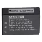 VHBW Kamera Akku Aiptek NP170, CB170, NP-170, 084-07042L-062, CB-170 - 1600 mAh 3,6 V Li-Ion