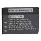 VHBW Camera Battery NP170, CB170, NP-170, 084-07042L-062, CB-170 - 1600 mAh 3.6 V Li-Ion