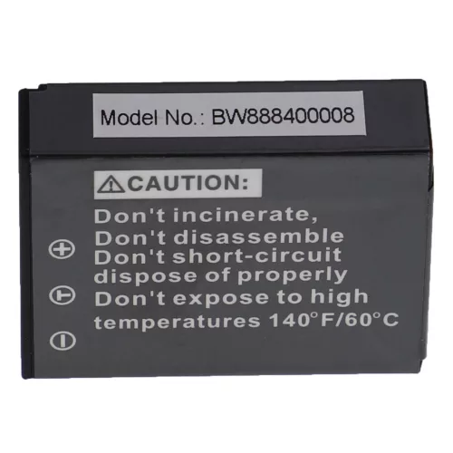 VHBW Camera Battery NP170, CB170, NP-170, 084-07042L-062, CB-170 - 1600 mAh 3.6 V Li-Ion