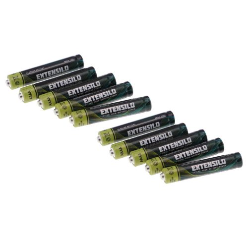 VHBW AAAA Akku MN2500, MX2500, LR8D425, LR61 - 550 mAh 1,5 V Alkaline-Mangan