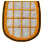 VHBW Vacuum Cleaner Pre-Motor Filter CP0663 for Philips vacuum cleaner - 9.6 x 13.7 cm