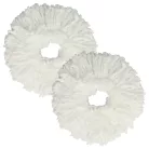 VHBW Mop Head Leifheit 52094 - microfiber, white