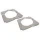 VHBW Cleaning Cloth Set for Ecovacs Winbot W-950 Window Cleaning Robot - Microfiber