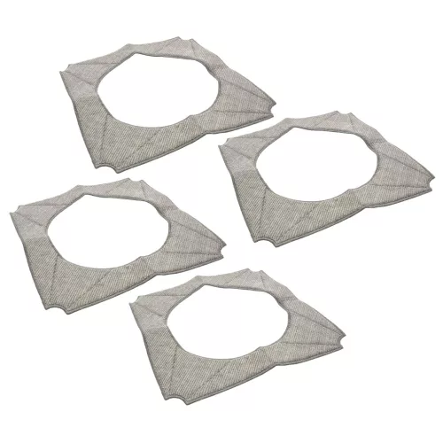 VHBW Cleaning Cloth Set for Ecovacs Winbot W-950, W950 Window Cleaning Robot - Microfiber