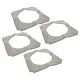 VHBW Cleaning Cloth Set for Ecovacs Winbot W-950, W950 Window Cleaning Robot - Microfiber