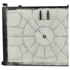 VHBW Vacuum Cleaner Motor Filter Bosch Siemens 577227, 577117, 574727, 579421 - 11.2 x 16 cm