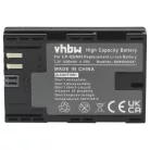 VHBW Akku Canon LP-E6, LP-E6NH - 1600 mAh 7,2 V Li-Ion