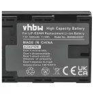VHBW Akku Canon LP-E6, LP-E6NH - 1600 mAh 7,2 V Li-Ion