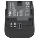 VHBW Akku Canon LP-E6, LP-E6NH - 1600 mAh 7,2 V Li-Ion