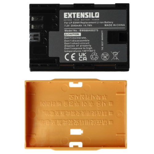 VHBW Kamera Akku LP-E6, LP-E6NH - 2040 mAh 7,2 V Li-Ion