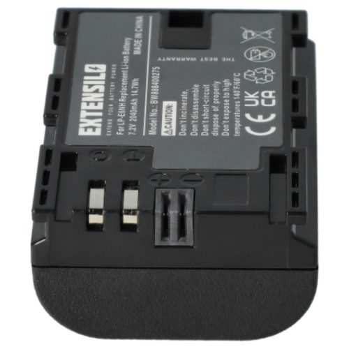 VHBW Kamera Akku LP-E6, LP-E6NH - 2040 mAh 7,2 V Li-Ion