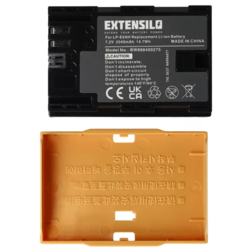 VHBW Kamera Akku LP-E6, LP-E6NH - 2040 mAh 7,2 V Li-Ion