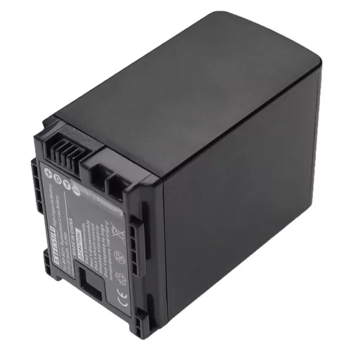 VHBW Videokamera Akku BP-827, BP-820, BP-828, 2740B002 - 2670 mAh 7,2 V Li-Ion