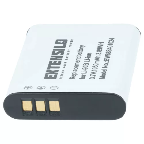 VHBW Battery Olympus Li-92B, Li-90B - 1050 mAh 3.7 V Li-Ion